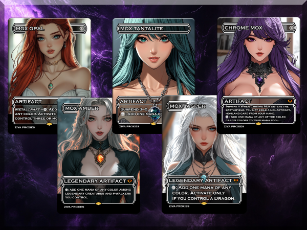 MOX 5 PACK BUNDLE ANIME – PROXIES – ARTIFACT STAPLES - Image 2
