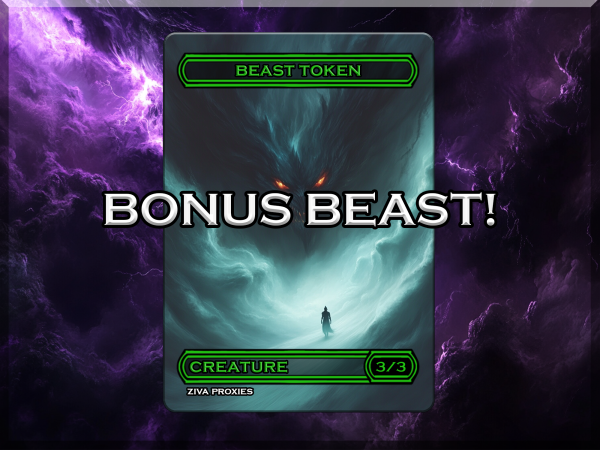GREEN CREATURE 10 PACK BUNDLE + BONUS BEAST – PROXIES – GREEN STAPLES - Image 3