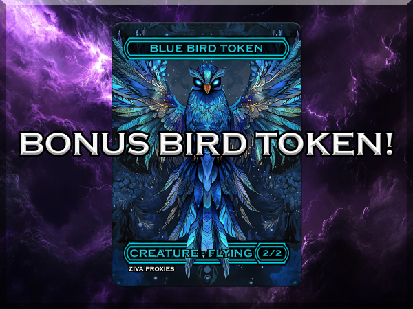 COUNTERSPELL 10 PACK BUNDLE + BONUS BIRD TOKEN - PROXIES - BLUE STAPLES - Image 4