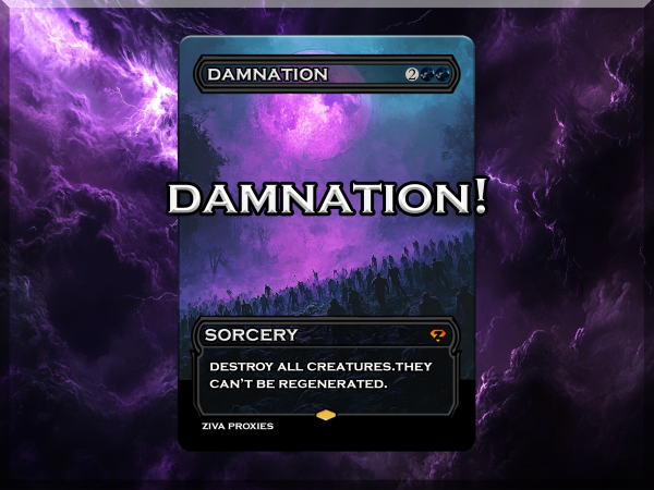 Damnation MTG Proxy