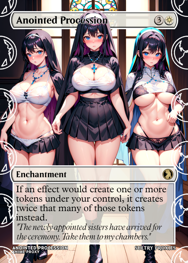 Anointed Procession Proxy | Sultry Proxies Fan-Made Accessory for Playtesting