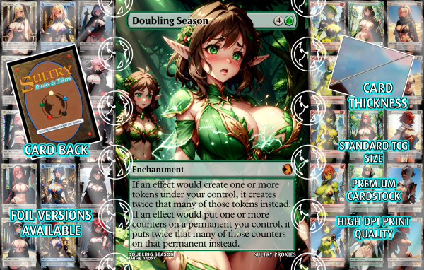 Doubling Season Proxy | Sultry Proxies Fan-Made Accessory for Playtesting - Image 3