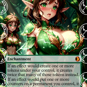 Doubling Season Proxy | Sultry Proxies Fan-Made Accessory for Playtesting