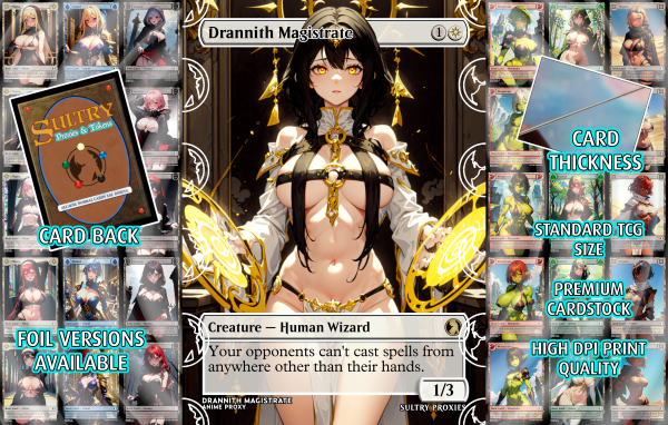 Drannith Magistrate Proxy | Sultry Proxies Fan-Made Accessory for Playtesting - Image 3