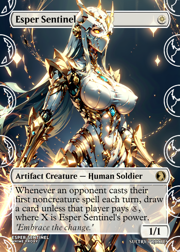 Esper Sentinel Proxy | Sultry Proxies Fan-Made Accessory for Playtesting