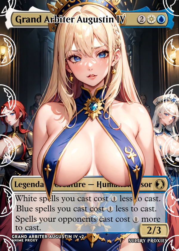 Grand Arbiter Augustin IV v2 Proxy | Sultry Proxies Fan-Made Accessory for Playtesting