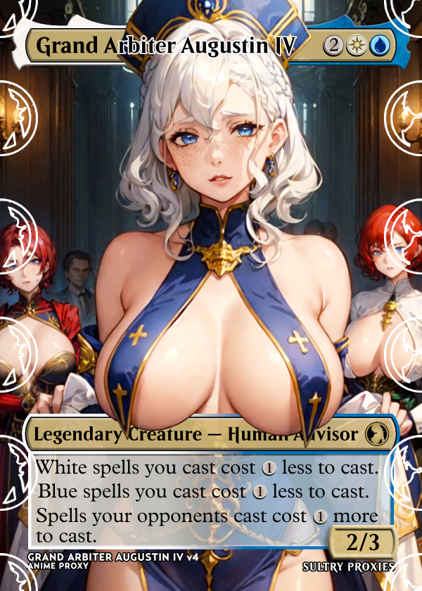 Grand Arbiter Augustin IV v4 Proxy | Sultry Proxies Fan-Made Accessory for Playtesting