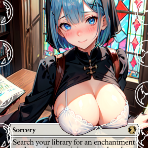 Idyllic Tutor Proxy | Sultry Proxies Fan-Made Accessory for Playtesting