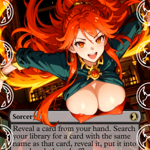 Infernal Tutor Proxy | Sultry Proxies Fan-Made Accessory for Playtesting