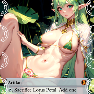 Lotus Petal Proxy | Sultry Proxies Fan-Made Accessory for Playtesting