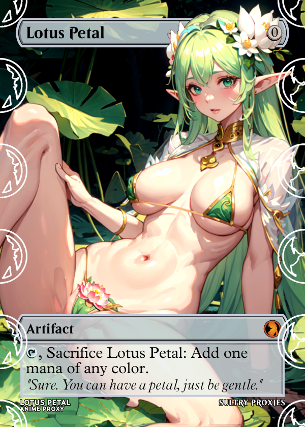 Lotus Petal Proxy | Sultry Proxies Fan-Made Accessory for Playtesting