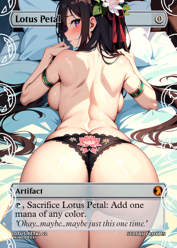 Lotus Petal v2 Proxy | Sultry Proxies Fan-Made Accessory for Playtesting