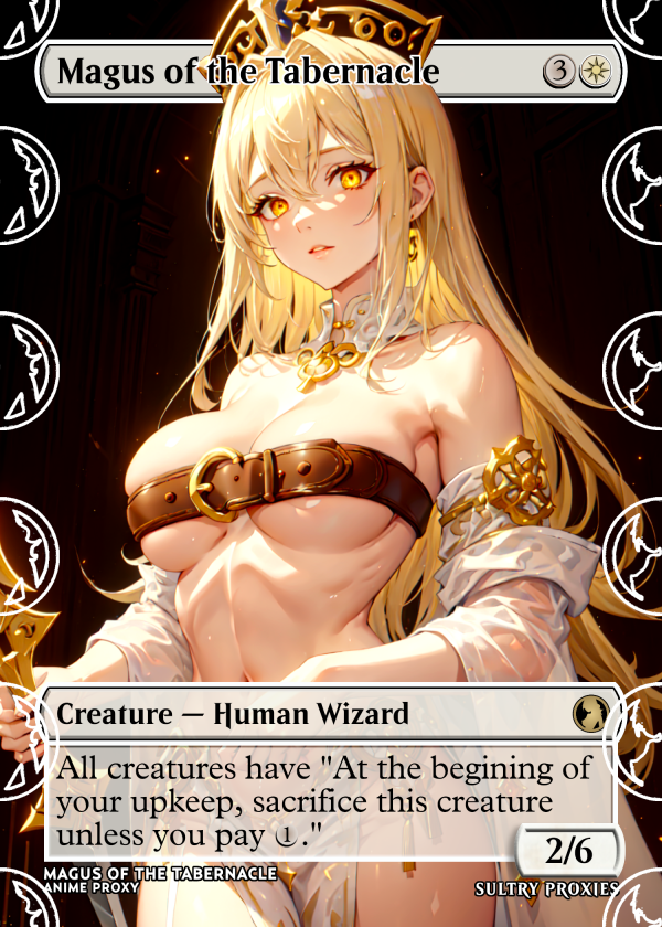 Magus of the Tabernacle Proxy | Sultry Proxies Fan-Made Accessory for Playtesting