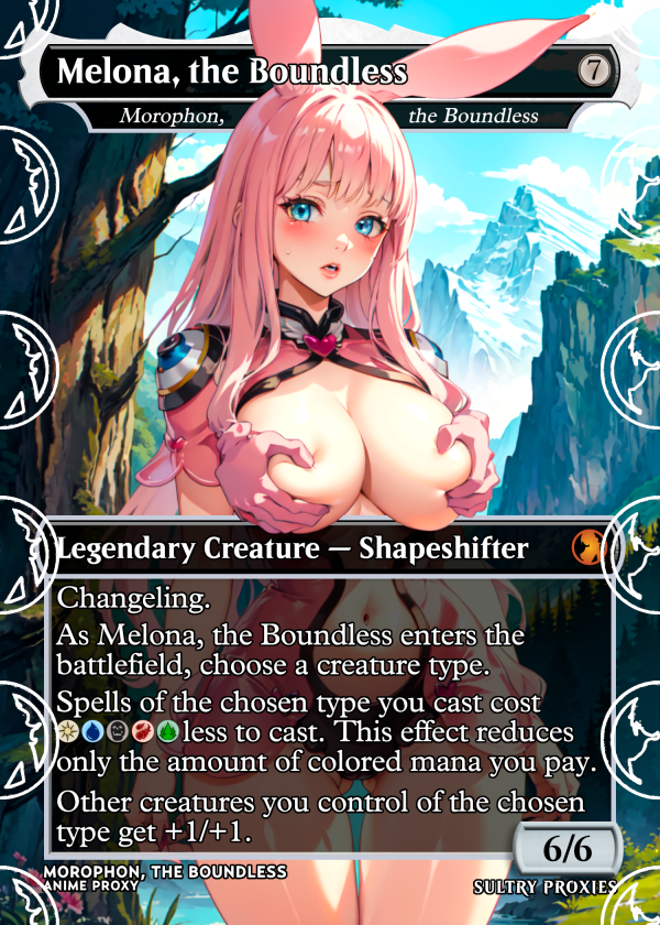 Melona, the Boundless (Morophon, the Boundless) Proxy | Sultry Proxies Fan-Made Accessory for Playtesting