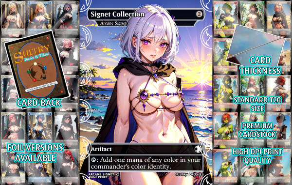 Signet Collection (Arcane Signet) v2 Proxy | Sultry Proxies Fan-Made Accessory for Playtesting - Image 3