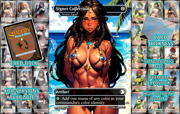 Signet Collection (Arcane Signet) v6 Proxy | Sultry Proxies Fan-Made Accessory for Playtesting - Image 3