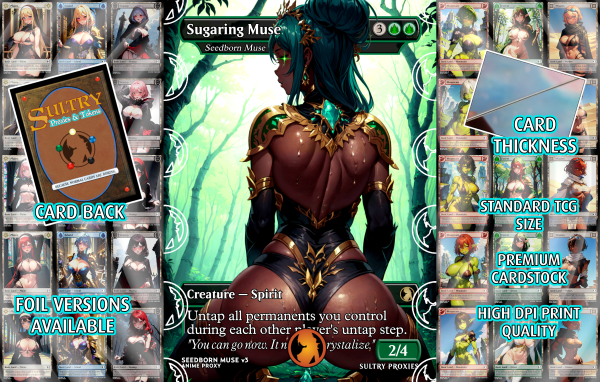 Sugaring Muse (Seedborne Muse) v3 Proxy | Sultry Proxies Fan-Made Accessory for Playtesting - Image 3