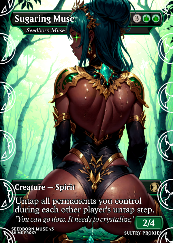 Sugaring Muse (Seedborne Muse) v3 Proxy | Sultry Proxies Fan-Made Accessory for Playtesting - Image 4