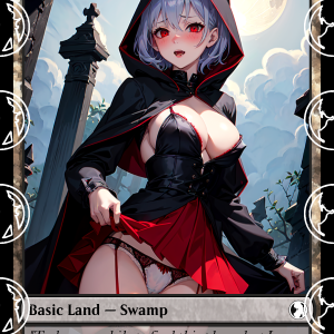 Swamp v1 Basic Land Proxy | Sultry Proxies Fan-Made Accessory for Playtesting