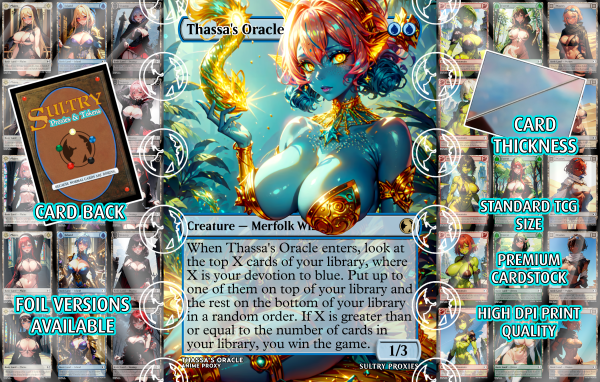 Thassa’s Oracle Proxy | Sultry Proxies Fan-Made Accessory for Playtesting - Image 3