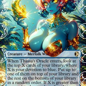 Thassa’s Oracle Proxy | Sultry Proxies Fan-Made Accessory for Playtesting