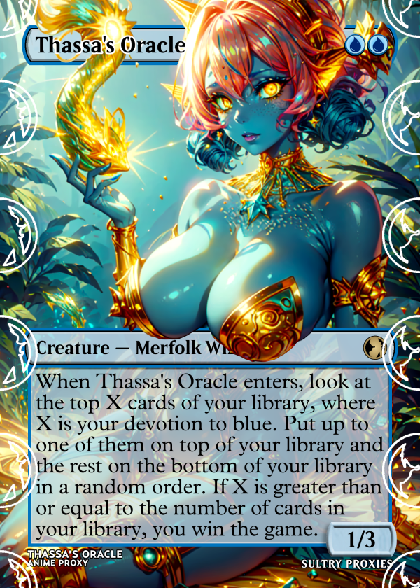 Thassa’s Oracle Proxy | Sultry Proxies Fan-Made Accessory for Playtesting