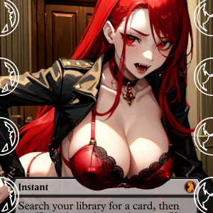 Vampiric Tutor Proxy | Sultry Proxies Fan-Made Accessory for Playtesting