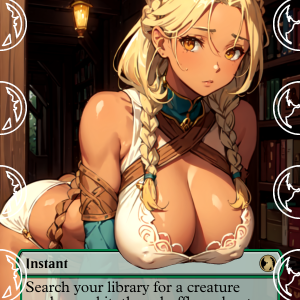 Worldly Tutor Proxy | Sultry Proxies Fan-Made Accessory for Playtesting