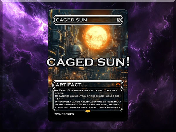 Caged Sun MTG Proxy