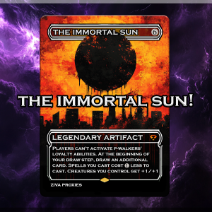The Immortal Sun MTG Proxy
