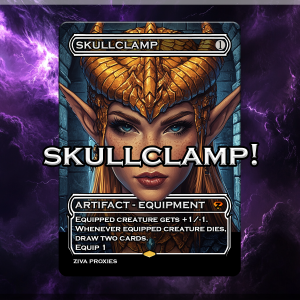 Skullclamp MTG Proxy