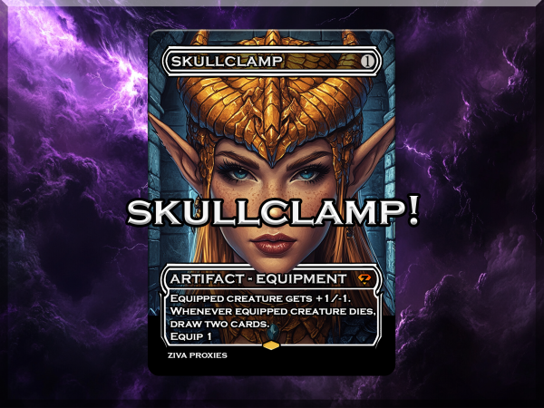 Skullclamp MTG Proxy