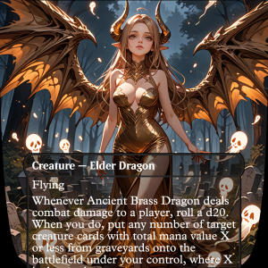 Ancient Brass Dragon - Anime Proxy