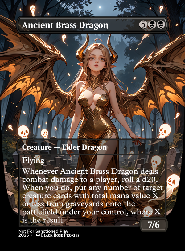 Ancient Brass Dragon - Anime Proxy