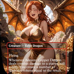 Ancient Copper Dragon - Anime Proxy