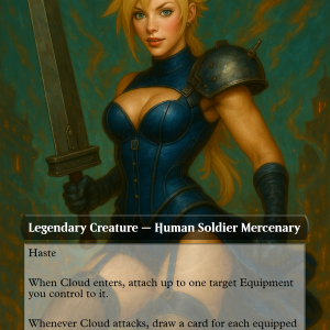 Cloud, Ex-SOLDIER – Star of the Burlesque Battlefield