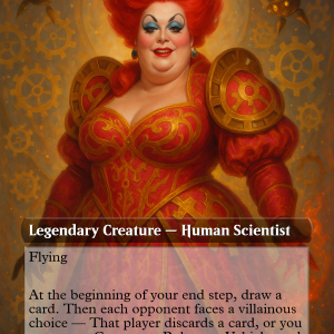 Dr. Eggman Proxy Card – The Grand Dame of Mechanical Mayhem