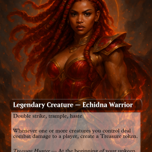Knuckles the Echidna Proxy Card – The Relic-Breaker of Flame and Fury
