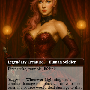 Lightning, Army of One – Fantasy Burlesque Final Fantasy Proxy