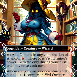 Sexy Anime MTG Vivi Ornitier Proxy