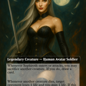 Sephiroth, Fabled SOLDIER Proxy Card – Final Fantasy VII Burlesque Magic Crossover
