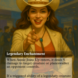 Annie Joins Up – Legendary Cowboy Commander Booster (Fantasy Pantheon Style)