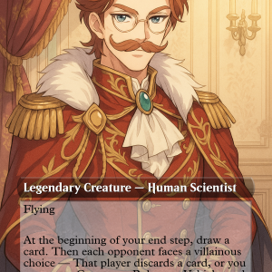 Dr. Eggman – Regal Genius | Shoujo Fantasy Magic Commander Card