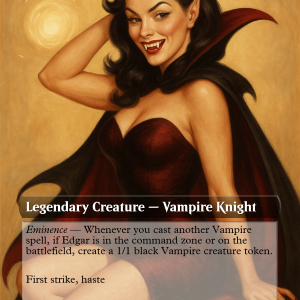 Edgar Markov – Vampire Pin-Up Commander