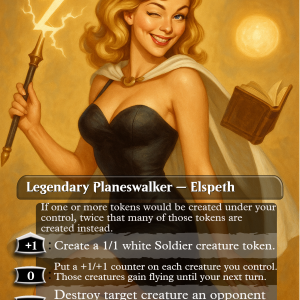 Elspeth, Storm Slayer – Cheesecake Heroine Planeswalker