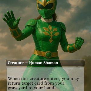Eternal Witness – Sentai Shaman Edition MTG Card (Rubber Suit Series)