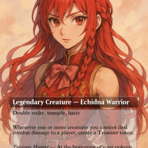 Knuckles the Echidna – Shoujo MTG Custom Card