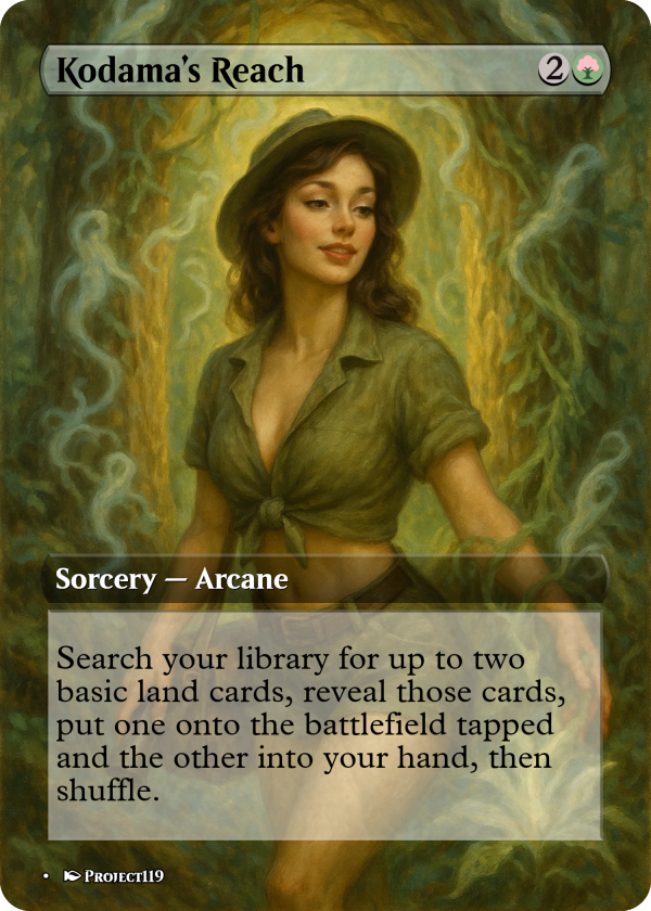 Kodama’s Reach – Mystic Jungle Pin-Up Land Ramp Card