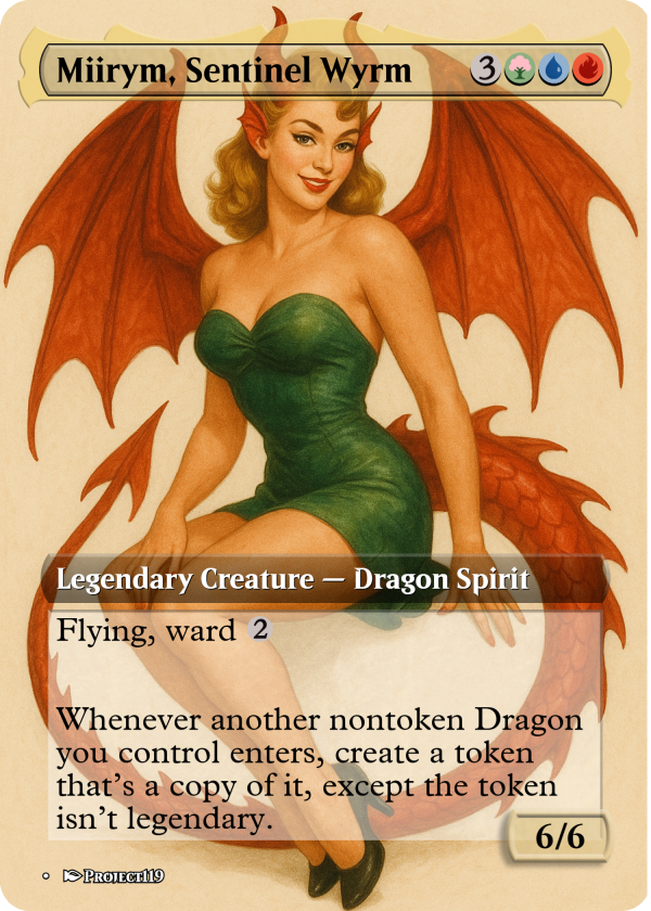 Miirym, Sentinel Wyrm – Vintage Dragon Bombshell Commander Card