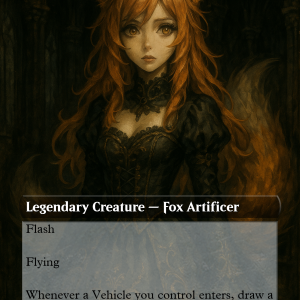 Miles “Tails” Prower – Gothic Fantasy MTG Custom Commander Card